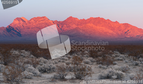 Image of Providence Mountains Fountain Peak Mojave Desert Landscape