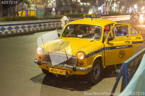 Image of Kolkata taxi