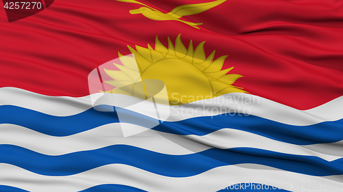Image of Closeup Kiribati Flag
