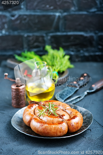 Image of fried sausages