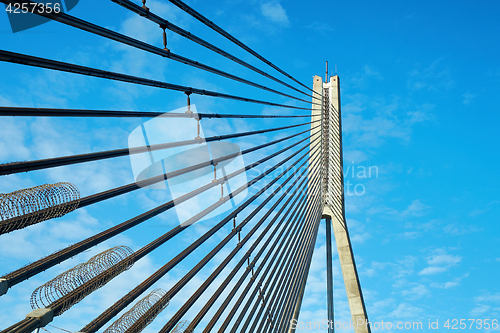 Image of Close up of bridge, Riga