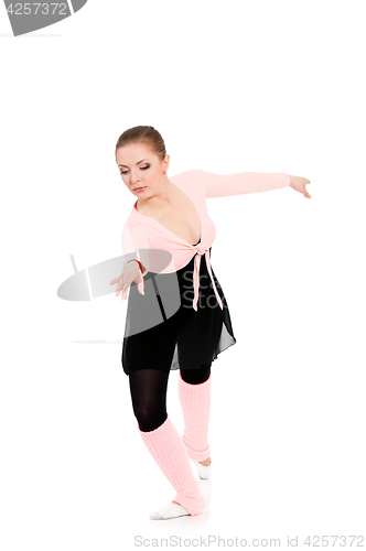 Image of Woman ballerina ballet dancer