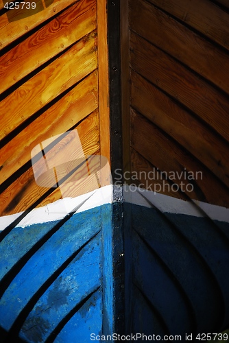 Image of A Norwegian wooden boat.