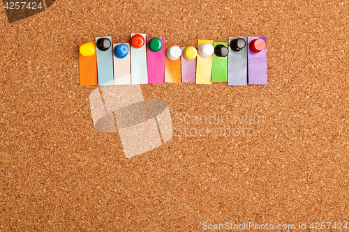 Image of Cork board and colorful heading for eleven letter word 