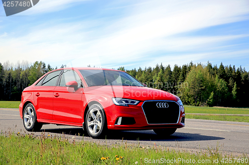 Image of New Audi A3 Sedan at Summer