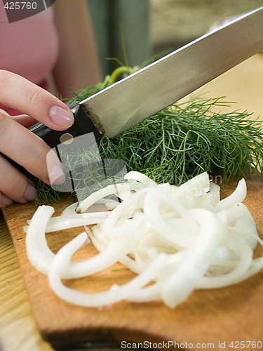 Image of Salad cooking