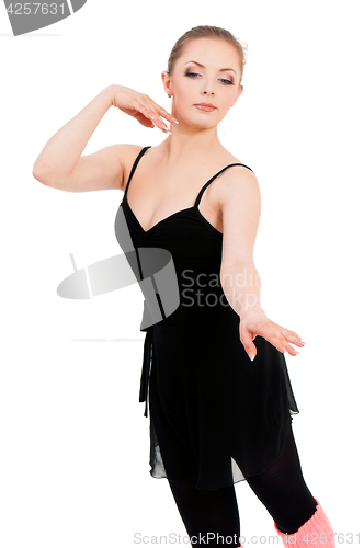 Image of Woman ballerina ballet dancer