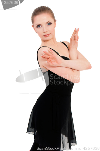 Image of Woman ballerina ballet dancer