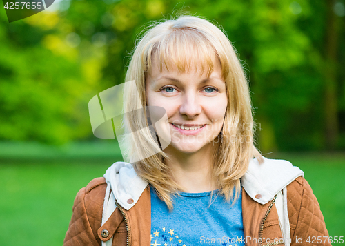 Image of Woman portrait at spring park