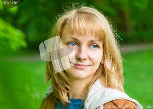 Image of Woman portrait at spring park