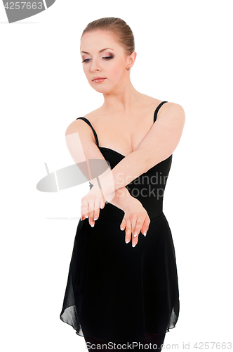 Image of Woman ballerina ballet dancer