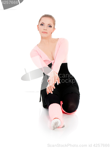 Image of Woman ballerina ballet dancer