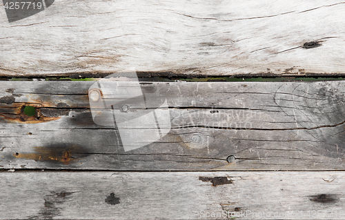 Image of old wooden boards background