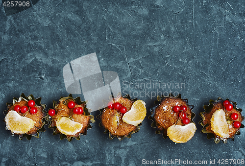 Image of Christmas chocolate cupcake