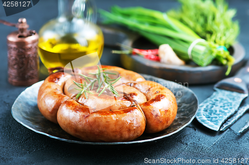 Image of fried sausages