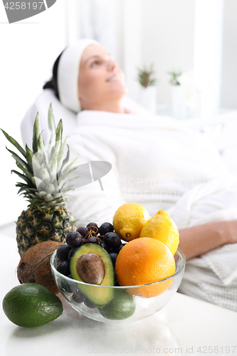 Image of Fruit acids, beauty treatment.