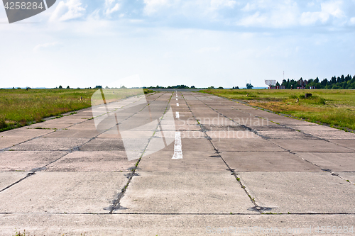 Image of runway at the old airdrome