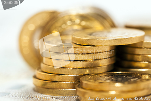 Image of Polish banknotes, close-up