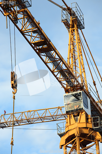 Image of Construction cranes