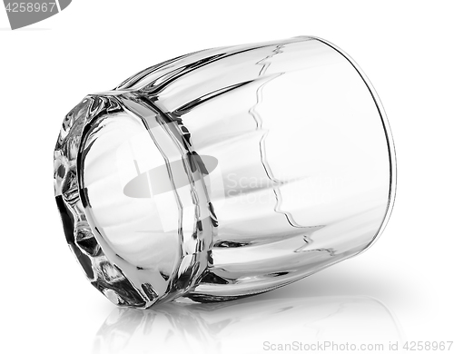 Image of Empty glass lying rotated