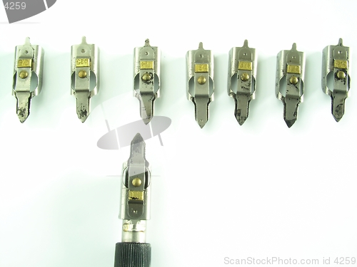Image of Drafting Instruments on white background