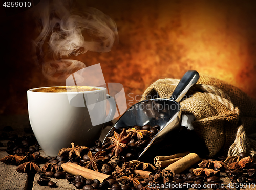 Image of Tasty hot coffee 