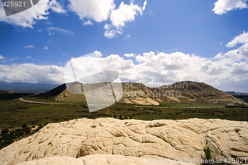 Image of Looking down the Sandstones in to Snow Canyon - Utah