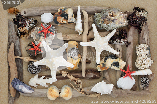 Image of Abstract Beach Art