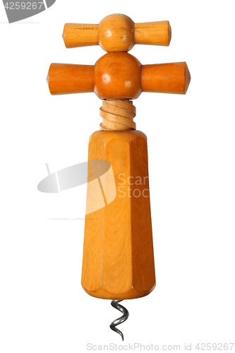 Image of Wooden corkscrew