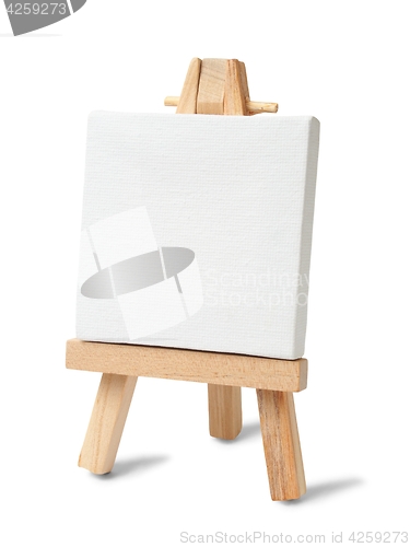 Image of Small easel and canvas