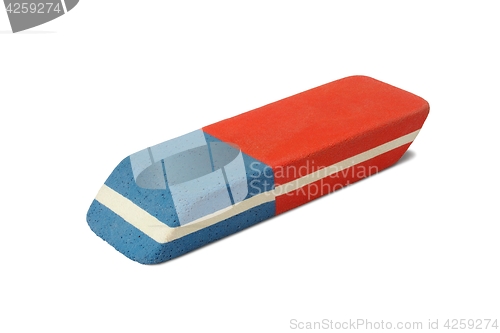 Image of Rubber eraser on white