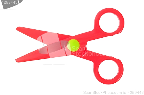 Image of Small red scissors
