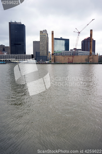 Image of Toledo Ohio Downtown City Skyline Maumee River