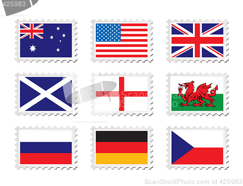 Image of stamp flag