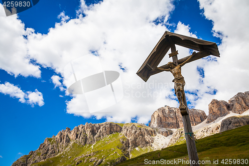 Image of Traditional Crufix in Dolomiti Region - Italy