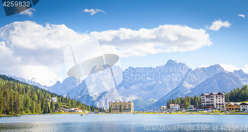 Image of a Lake panorama -Italy