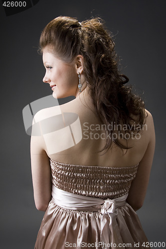 Image of Portrait of young beautiful woman