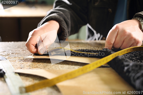 Image of Knife for leather.