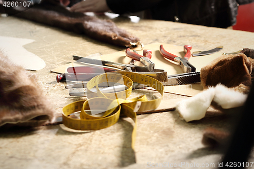 Image of A tailor, leather craft