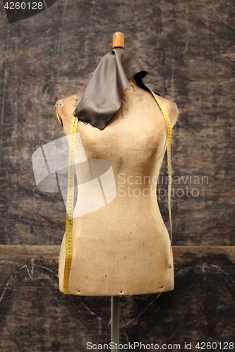 Image of Tailor&#39;s mannequin. Designing clothes