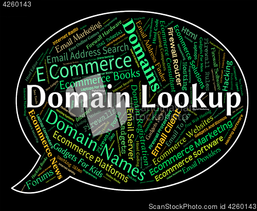 Image of Domain Lookup Means Researcher Dominion And Search