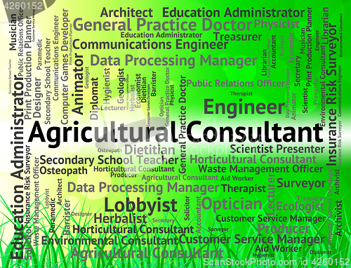 Image of Agricultural Consultant Represents Employee Job And Cultivation
