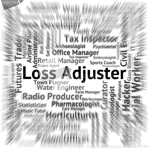 Image of Loss Adjuster Represents Lose Recruitment And Adjustors