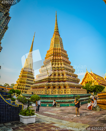 Image of Funerary pyramids in Bangkok