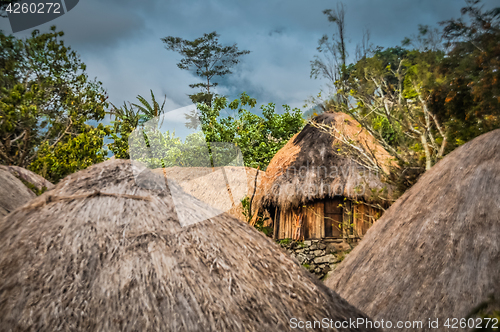 Image of Wooden houses in Wamena