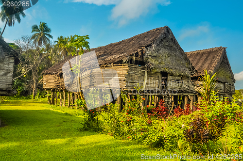 Image of House made of bamboo