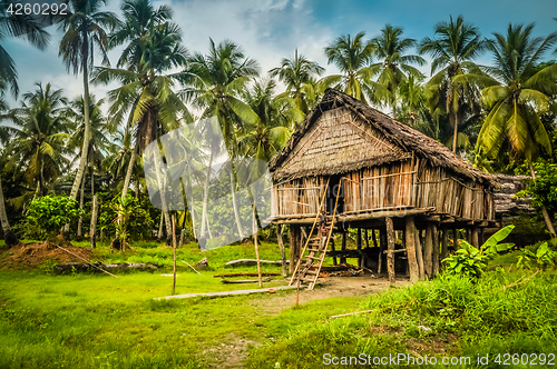 Image of Bamboo house in Palembe