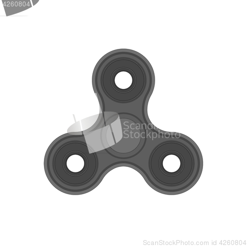 Image of Fidget spinner icon isolated on white background. Realistic vector style.