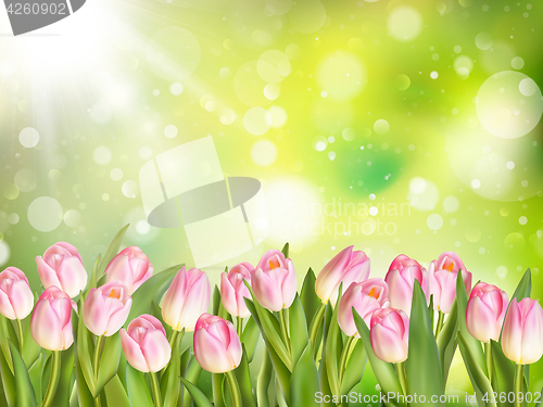 Image of Spring Easter background. EPS 10