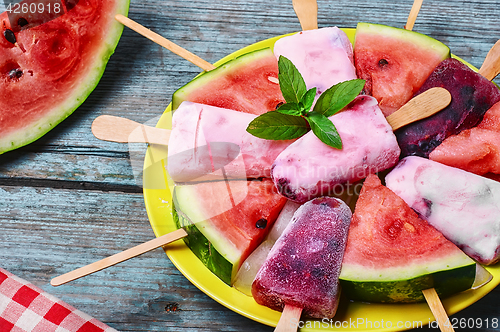 Image of Ice cream watermelon